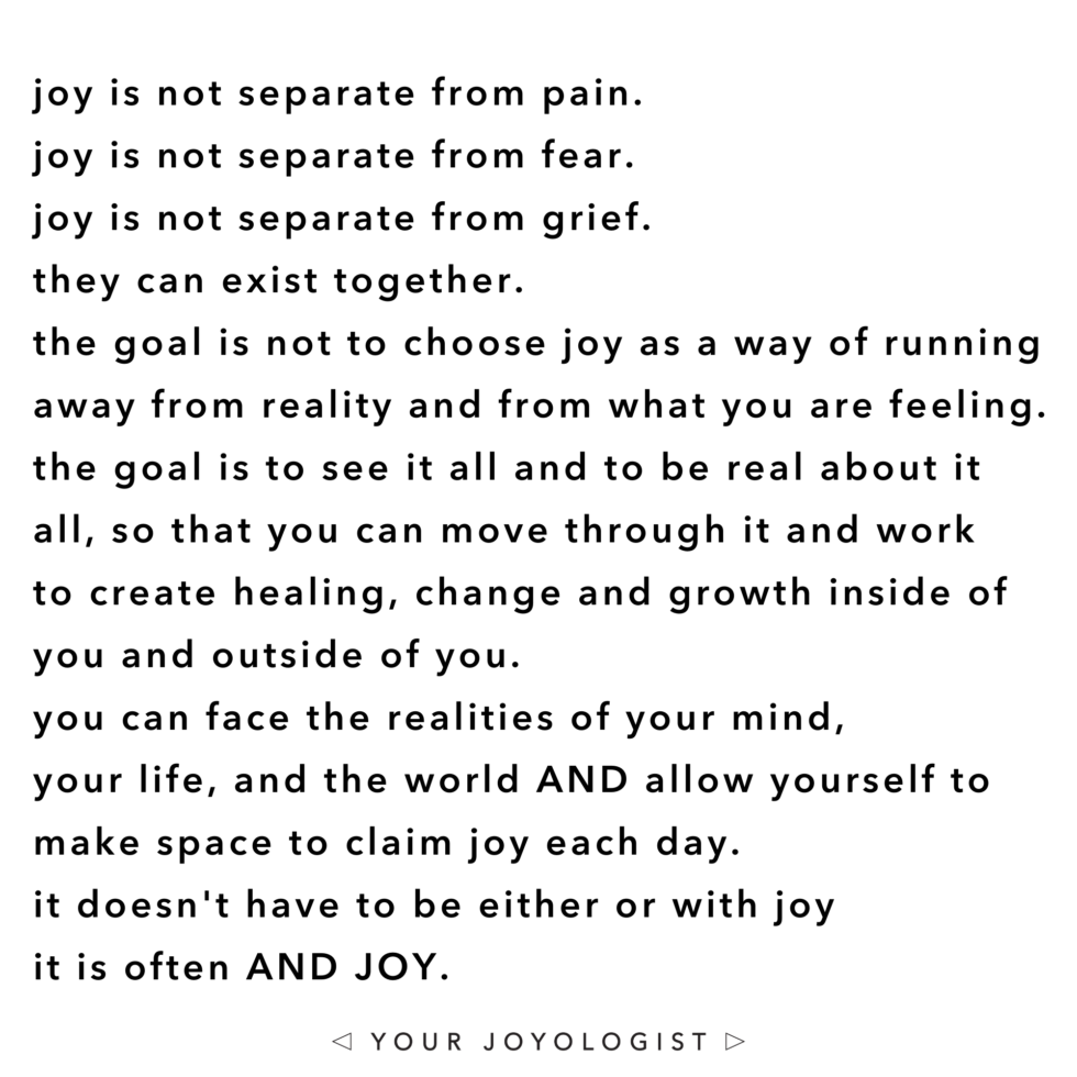 joy is not separate | Your Joyologist