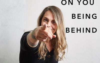 I call bullshit on you being behind.