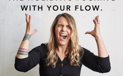 I call bullshit on the holidays fucking with your flow.