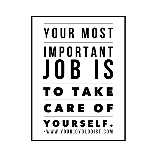Your Most Important Job  - www.yourjoyologist.com