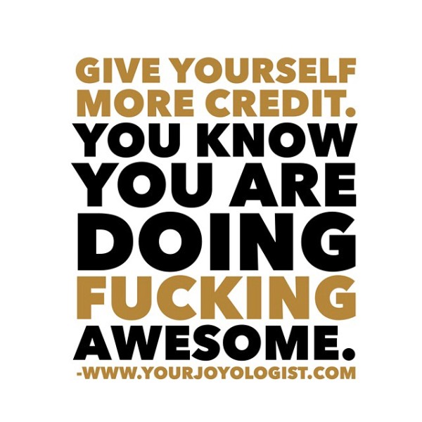 Acknowledge yourself! - www.yourjoyologist.com