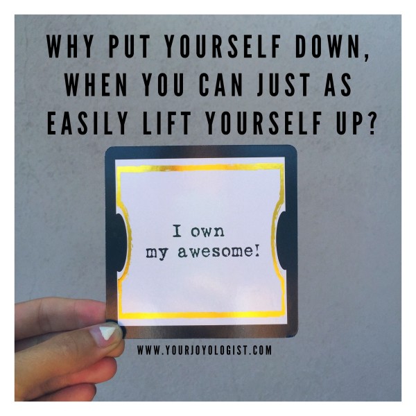 Lift Yourself up! - www.yourjoyologist.com