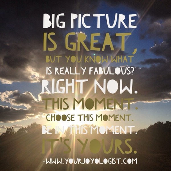 Be in this moment - www.yourjoyologist.com