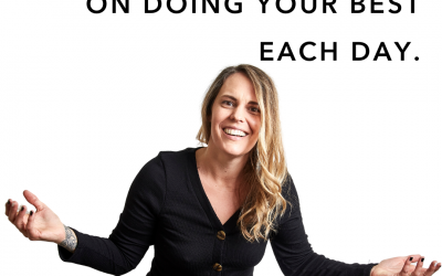 I call bullshit on doing your best each day.